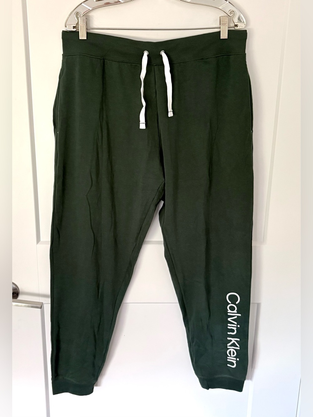 NWOT Calvin Klein Sleepwear | Olive Green Logo Jogger Pants - Women's Large